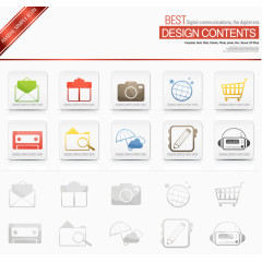 生活用具信封照相机雨伞