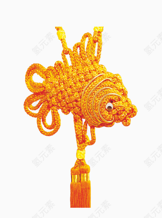 传统手工编制金鱼