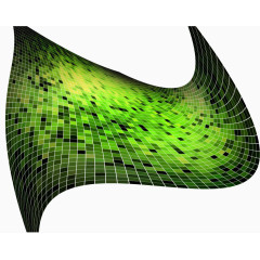 绿色几何图形底纹