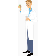 配药医师矢量图