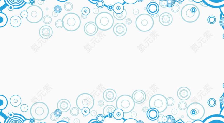 蓝色圆圈花纹
