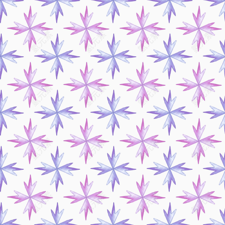 冰晶花纹矢量素材