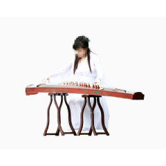 高雅温婉国风才女弹古筝