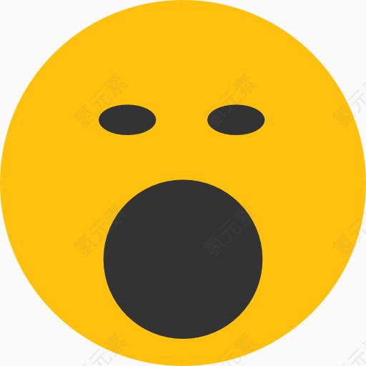 黄色表情icon无聊