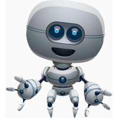 现代科技机器人PNG图