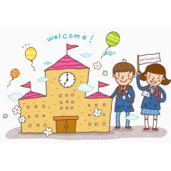 卡通学校
