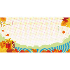 秋天背景落叶枫叶