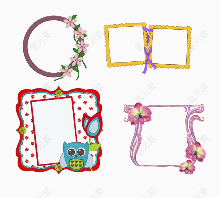 精美小清新背景框