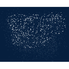 漂亮雪花初雪素材