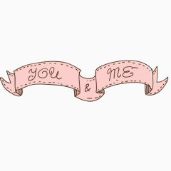 可爱风格 漫画 Q版 装饰 爱情 美好 横幅 爱心