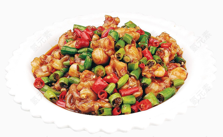 盘子里川西小炒泥蛙