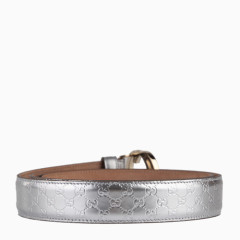 GUCCI真皮时尚休闲板扣女士腰带