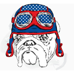 时尚素描动物矢量素材