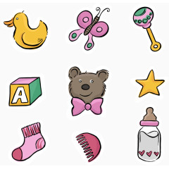 新生儿用品贴纸