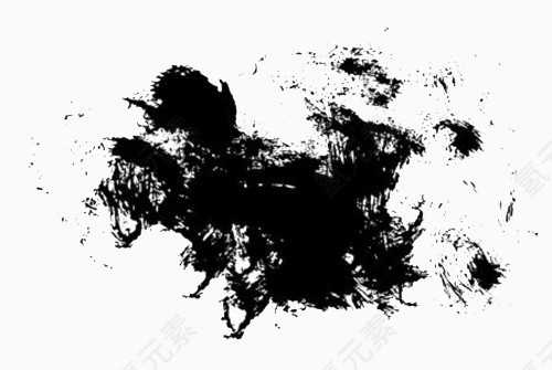 黑色抽象油污
