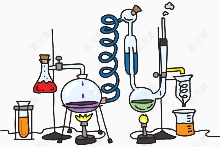 科学室插画