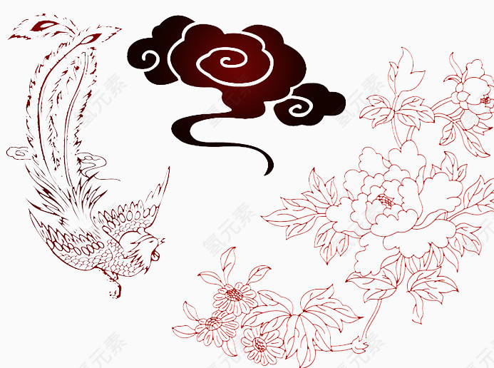 镂空背景图片