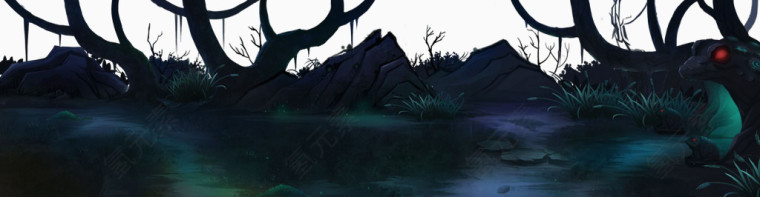 古风卡通背景素材