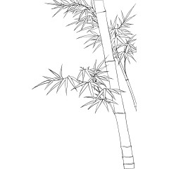 日本风格花草矢量素材