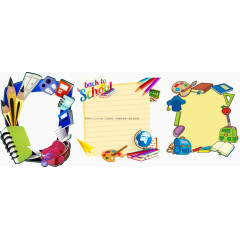 彩色的留言画框