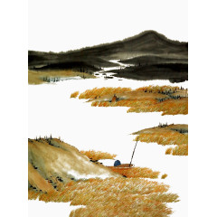 山水插画