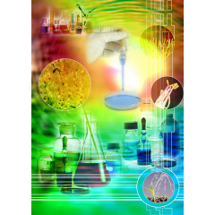 科学实验背景化学