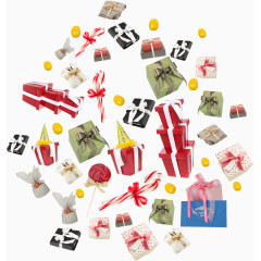 漂浮的缤纷装饰