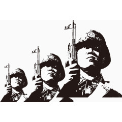 军人图案