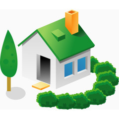 农村房屋png矢量素材