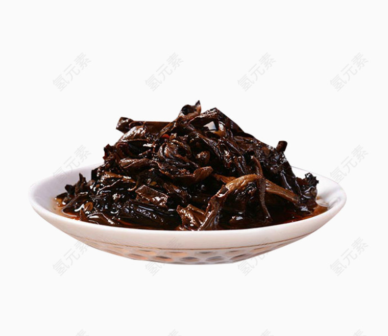 冲泡过的茶叶