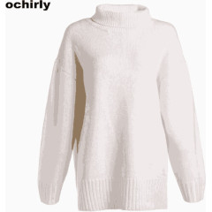 宽松大毛衣欧时力