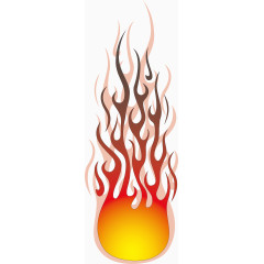 创意火焰矢量图