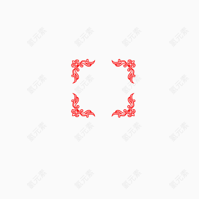 春节文字边框2016年素材