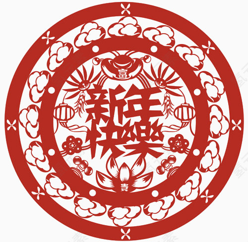 新年剪花