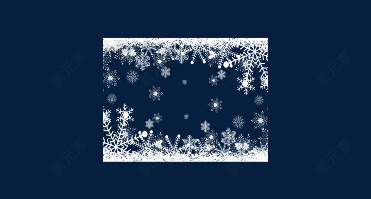 矢量雪花背景
