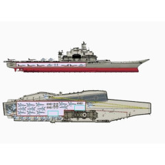 卡通简约巡洋战舰