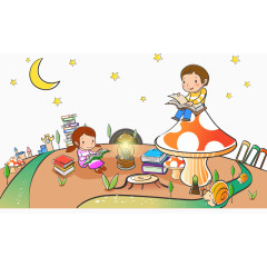 手绘儿童学习元素2