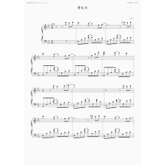 萤火虫曲谱