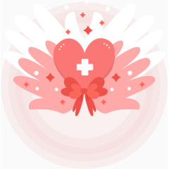 手与心背景的人道主义日