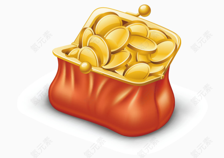 矢量钱包金币