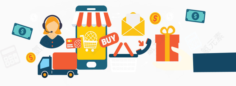 网上购物流程图.