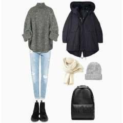 时尚搭配女士套装