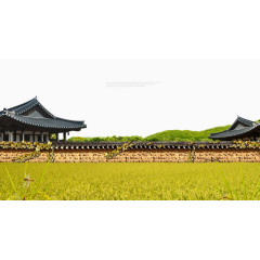 复古阁楼秋天风景素材