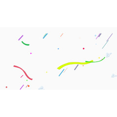 唯美精美漂浮彩带丝带