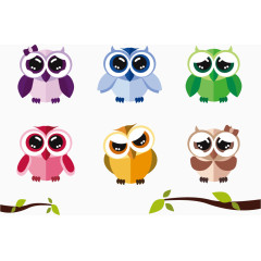 猫头鹰矢量图