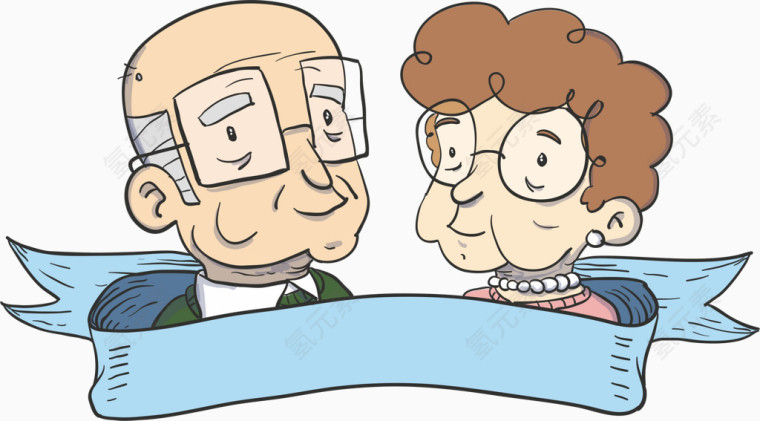 祖父母庆祝老年人的一天