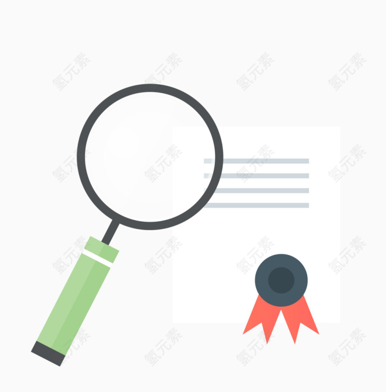 矢量放大镜素材