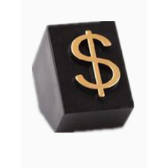 美金符号黑色背景图片素材