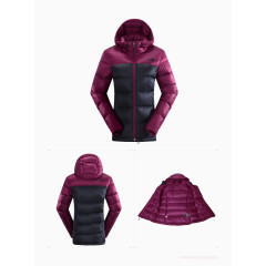 THE NORTH FACE 北面15秋冬新品 女款800蓬保暖鹅绒填充羽绒服保暖外套 蓝紫