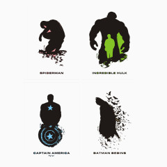 人物思考盾牌素材